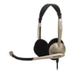 Koss | Headphones | CS100 | Wired | On-Ear | Microphone | Black/Gold
