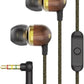 Marley | Earbuds | Smile Jamaica | Wired | In-ear | Microphone | Brass