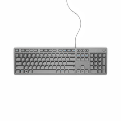 Dell Wired Keyboard - KB216 - US International (QWERTY) – Grey/ LT engraved
