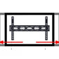 B-TECH AV XL HEAVY DUTY UNIVERSAL FLAT SCREEN WALL MOUNT WITH TILT (VESA 1000 X 600)