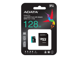 ADATA 128GB Micro SDXC UHS-I + Adapter