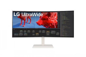 LG 38WR85QC 38" 3840X1600 IPS CURVED 144HZ, USBC 90W PD, RJ45, 4XUSB3, 2XHDMI, 1XDP
