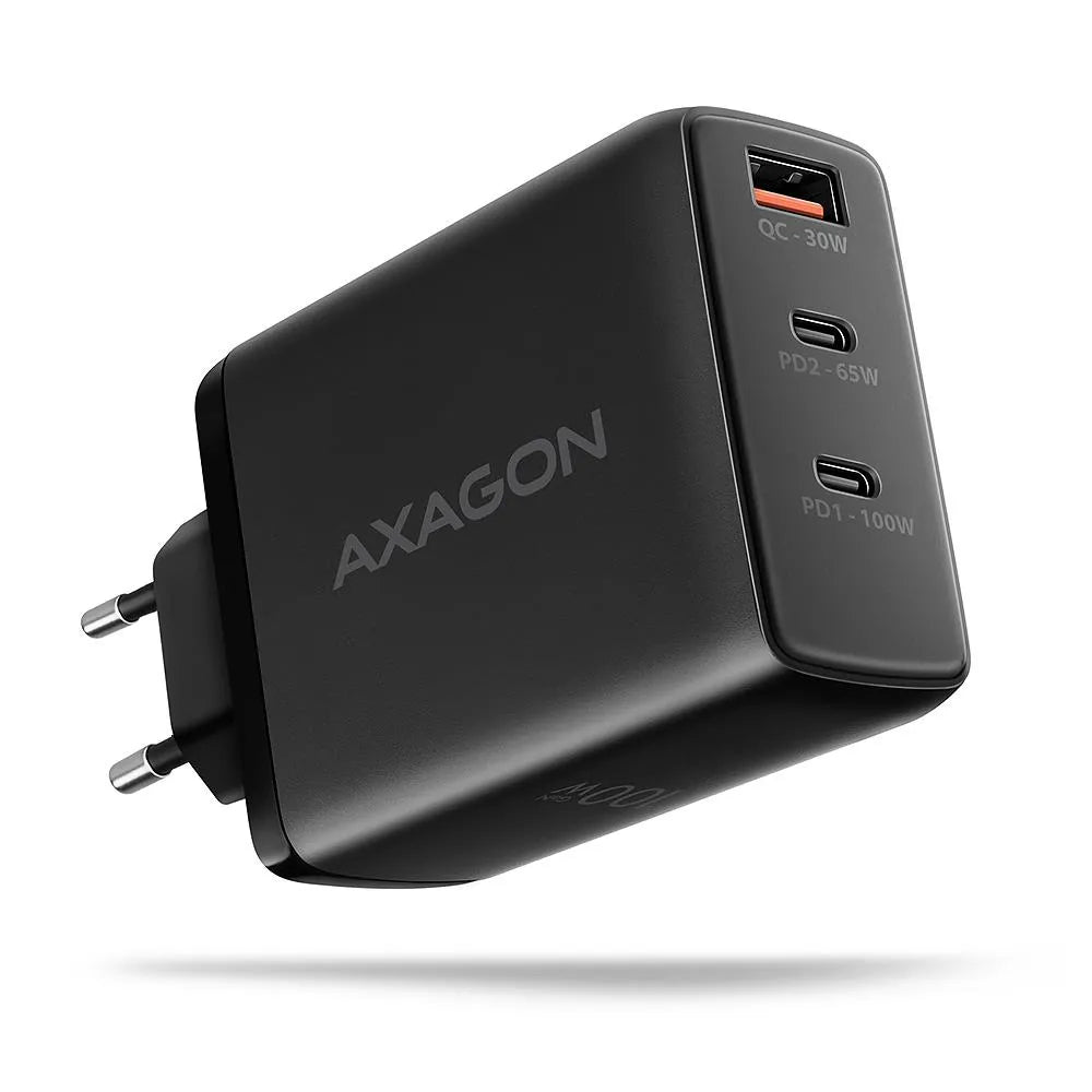 MOBILE CHARGER WALL USB 100W/GAN 3PORT ACU-DPQ100 AXAGON
