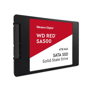 SSD|WESTERN DIGITAL|Red SA500|4TB|SATA 3.0|Write speed 530 MBytes/sec|Read speed 560 MBytes/sec|2,5"|TBW 2500 TB|MTBF 2000000 hours|WDS400T1R0A