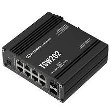 Switch|TELTONIKA|TSW202|Type L2|2xSFP|8xRJ45|PoE+ ports 8|240 Watts|TSW202