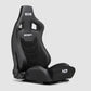 Next Level Racing | ERS4 Elite PU Leather & Suede Edition | Reclining Seat | PU Leather and Suede | Black