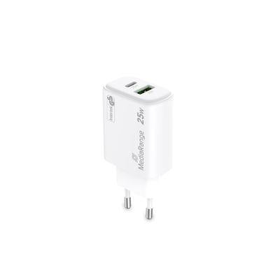 POWER ADAPTER USB/USB-C 25W/FAST MRMA112-2 MEDIARANGE