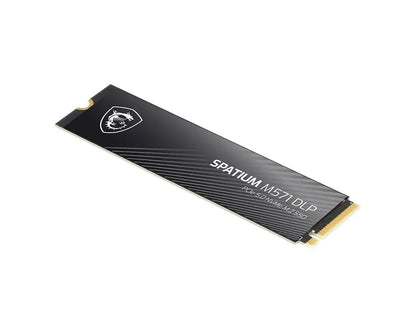 SSD|MSI|1400xTBW rating|MTBF 1500000 h|Read speed 14500 MB/s|Write speed 11000 MB/s|NVMe Yes|PCI Express 5.0|M.2|2000 GB|SPATIUM M571 DLP PCIe 5.0 NVMe M.2|S78-440Q1K0-P83