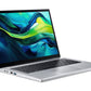 Notebook|ACER|Aspire|Go Spin 14|AGSP14-31PT-C72L|CPU  Intel N-Series|N150|800 MHz|14"|Touchscreen|1920x1200|RAM 16GB|LPDDR5|SSD 512GB|IntelGraphics|Integrated|ENG|Windows 11 Home|Pure Silver|1.54 kg|NX.J3UEL.001
