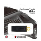 KINGSTON 128GB USB3.2 Gen1 DT Bk+Yellow