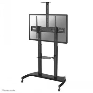 NEWSTAR MOBILE FLAT SCREEN FLOOR STAND (HEIGHT: 128-160 CM) 60-100" BLACK