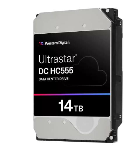 HDD|WESTERN DIGITAL ULTRASTAR|Ultrastar DC HC555|14TB|512 MB|7200 rpm|3,5"|0B48721