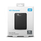 External HDD|WESTERN DIGITAL|Elements Portable|1TB|USB 3.0|Colour Black|WDBUZG0010BBK-WESN