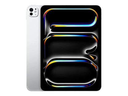 Apple | iPad Pro Wi-Fi + Cellular | 11 " | Silver | OLED, Ultra Retina XDR | 2420 x 1668 pixels | Apple M5 | 12 GB | 256 GB | 3G | 4G | 5G | Wi-Fi | Front camera | 12 MP | Rear camera | 12 MP | Bluetooth | 6 | iPadOS | USB-C charging cable