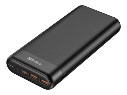 SANDBERG Powerbank 20000 PD65W+2xQC3.0