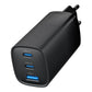 Cablexpert 3-port 65 W GaN USB PowerDelivery fast charger | TA-UC-PDQC65-01-BK