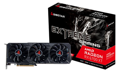 Graphics Card|BIOSTAR|AMD Radeon RX 6700 XT|12 GB|GDDR6|192 bit|PCIE 4.0 16x|GPU 2321 MHz|Dual Slot Fansink|1xHDMI|3xDisplayPort|VA67T6TML9