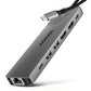 I/O HUB USB-C 7IN1 DUAL 4K/0.15M HMC-7HX2 AXAGON