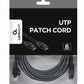 PATCH CABLE CAT6 UTP 5M/BLACK PP6U-5M/BK GEMBIRD
