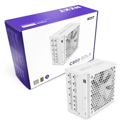 Power Supply|NZXT|850 Watts|Efficiency 80 PLUS GOLD|MTBF 100000 hours|PA-8G2BW-EU