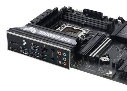 Mainboard|ASUS|Intel B860 Express|LGA1851|ATX|Memory DDR5|Memory slots 4|1xPCI-Express 4.0 1x|1xPCI-Express 4.0 16x|1xPCI-Express 5.0 16x|3xM.2|1xHDMI|1xDisplayPort|2xUSB 2.0|3xUSB 3.0|2xUSB 3.2|1xUSB-C|1xOptical S/PDIF|1xRJ45|5xAudio port|TUFGAMINGB...