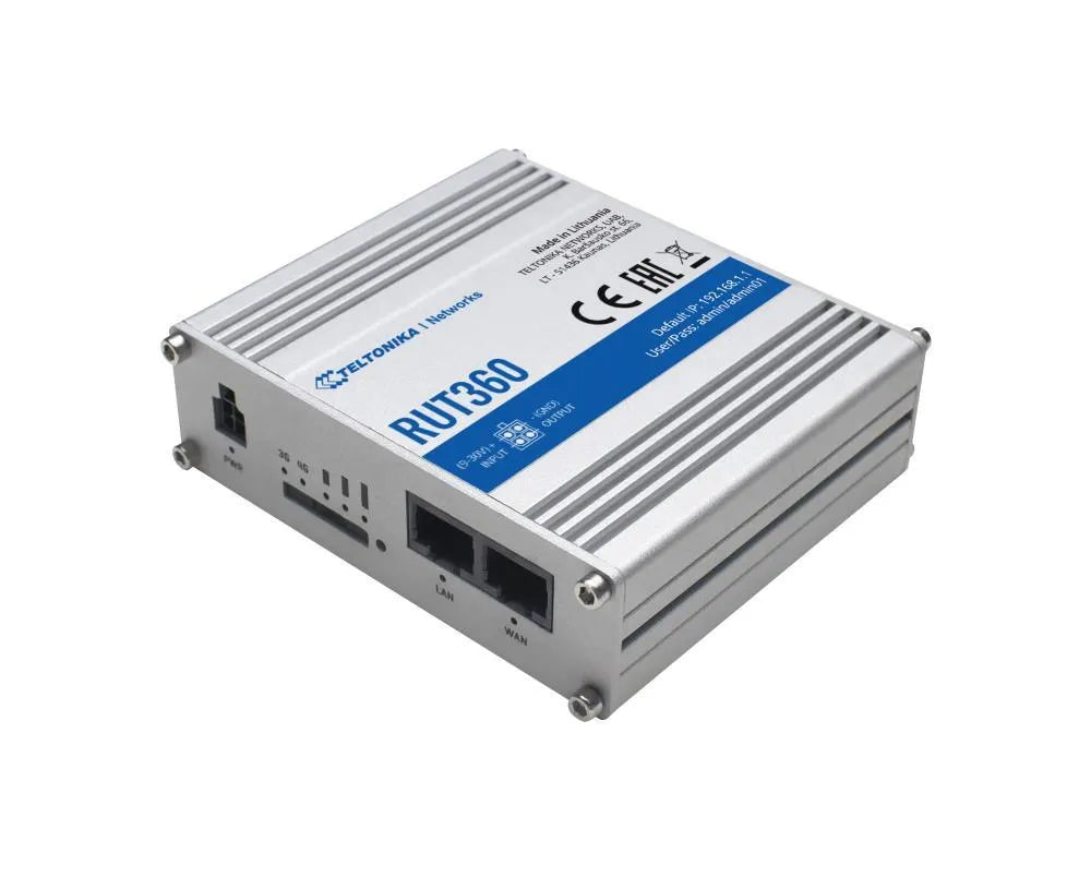 Wireless Router|TELTONIKA|Router|300 Mbps|LAN \ WAN ports 2|4G|RUT360