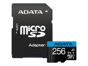 ADATA 256GB Micro SDXC V10 100MB/s + ad.