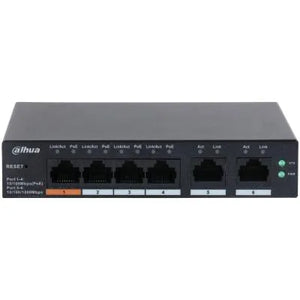 Switch|DAHUA|CS4006-4ET-60|Type L2|Desktop/pedestal|PoE ports 4|CS4006-4ET-60