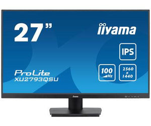 LCD Monitor|IIYAMA|27"|Business|Panel IPS|2560x1440|16:9|100Hz|Matte|1 ms|Speakers|Tilt|Colour Black|XU2793QSU-B6