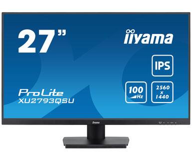 LCD Monitor|IIYAMA|27"|Business|Panel IPS|2560x1440|16:9|100Hz|Matte|1 ms|Speakers|Tilt|Colour Black|XU2793QSU-B6