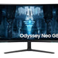 LCD Monitor|SAMSUNG|Odyssey NEO G8|32"|Gaming/4K/Curved|Panel VA|3840x2160|16:9|240Hz|1 ms|Swivel|Pivot|Height adjustable|Tilt|Colour Black / White|LS32BG850NPXEN