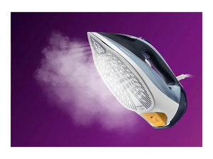 Philips Steam Iron | DST7020/20 | Steam Iron | 2800 W | Water tank capacity 300 ml | Continuous steam 50 g/min | Steam boost performance 250 g/min | Blue
