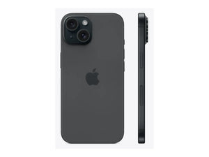 Apple | iPhone 15 | Black | 6.1 " | Super Retina XDR | 2556 x 1179 pixels | A16 Bionic | Internal RAM 6 GB | 128 GB | Dual SIM | 4G | Main camera resolution 48+12 MP | Secondary camera resolution 12 MP | iOS | 17