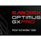 SSD|SANDISK|600xTBW rating|MTBF 1750000 h|Read speed 7300 MB/s|Write speed 6300 MB/s|NVMe Yes|PCI Express 4.0|M.2|1000 GB|SDSP81100TAN-000E0