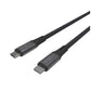 Fixed Braided Cable USB-C/USB-C, 2m, USB4 gen2 20Gbps, 4K 60Hz, 240W | FIXDBP-CC2-GR