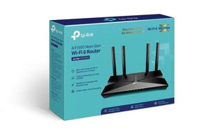 Wireless Router|TP-LINK|Router|1500 Mbps|1 WAN|4x10/100/1000M|Number of antennas 4|ARCHERAX1500