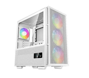 Case|DEEPCOOL|CH560 DIGITAL WH|Case product features Transparent panel|Not included|Colour White|R-CH560-WHAPE4D-G-1