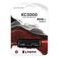 SSD|KINGSTON|KC3000|2TB|M.2|NVMe|3D TLC|Write speed 7000 MBytes/sec|Read speed 7000 MBytes/sec|MTBF 1800000 hours|SKC3000D/2048G