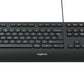 LOGITECH K280e corded Keyboard USB black for Business - INTNL (US)