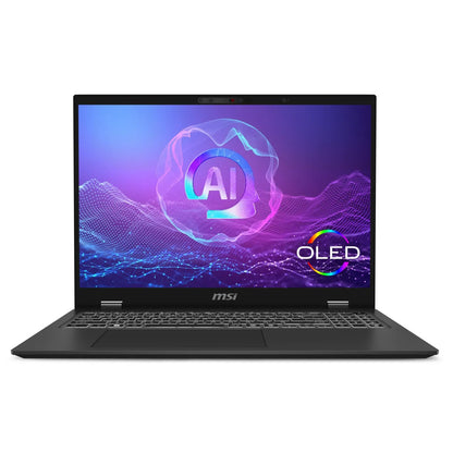 Notebook|MSI|Prestige|16 AI+ Evo B2VMG|CPU  Core Ultra|u9-288V|3300 MHz|16"|3840x2400|RAM 32GB|LPDDR5x|8533 MHz|SSD 1TB|Intel Arc 140V|16GB|ENG|Card Reader SD (XC/HC)|Windows 11 Pro|Grey|1.5 kg|PRE16AI+EVOB2VMG-017NL
