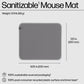 HP 105 Mouse Pad - Anti-Slip, Sanitizable, Spill-resistant - Grey