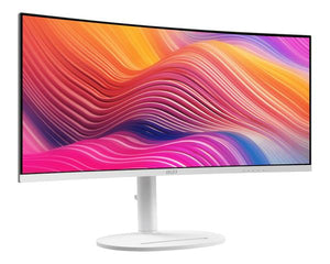 LCD Monitor|MSI|MODERN MD342CQPW|34"|Business/Curved/21 : 9|Swivel|Pivot|Height adjustable|Tilt|Matte|Panel VA|3440x1440|21:9|120Hz|5 ms|Speakers|Colour White|MODERNMD342CQPW
