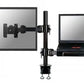 NEWSTAR FLAT SCREEN & NOTEBOOK DESK MOUNT (CLAMP)  10-27" BLACK
