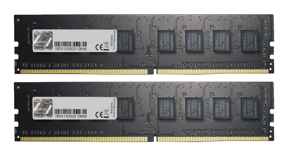 G.Skill | 16GB (8GBx2) GB | DDR4 | 2666 MHz | PC/server | Registered No | ECC No