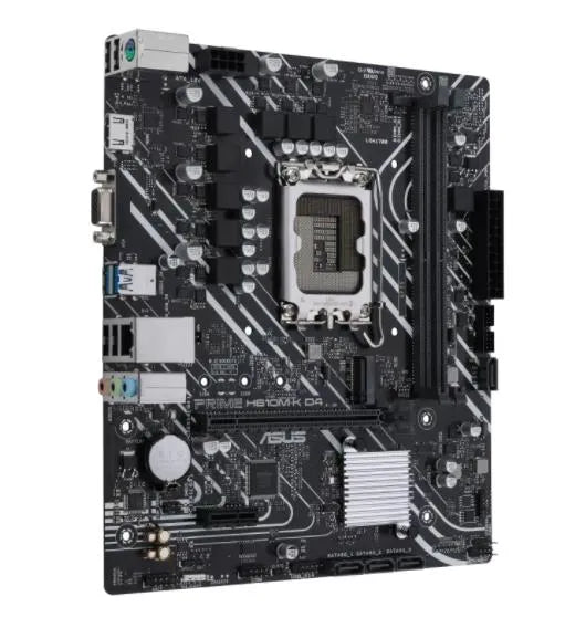 Mainboard|ASUS|Intel H610|LGA1700|MicroATX|Memory DDR4|Memory slots 2|1xPCI-Express 3.0 1x|1xPCI-Express 4.0 16x|1xM.2|1x15pin D-sub|1xHDMI|2xAudio-In|1xAudio-Out|4xUSB 2.0|2xUSB 3.2|1xPS/2|1xRJ45|PRIMEH610M-KD4