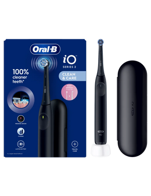 Oral-B Electric Toothbrush | iO2i | Rechargeable | For adults | Number of brush heads included 1 | Number of teeth brushing modes 3 | Night Black