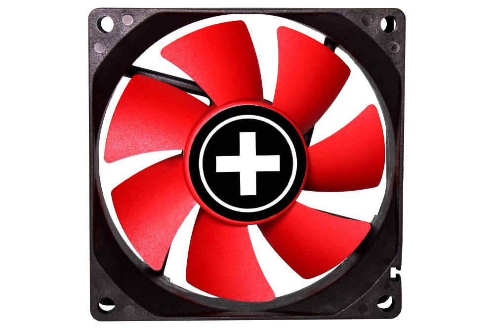 CASE FAN 80MM REDWING 3PIN+4P/12V XF037 XILENCE