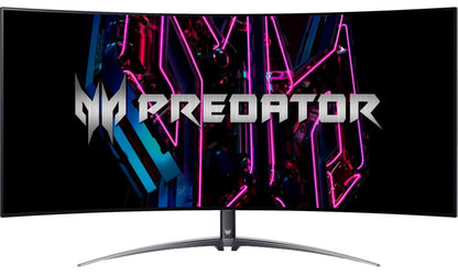 LCD Monitor|ACER|X45BMIIPHUZX|44.5"|Gaming/Curved/21 : 9|Panel OLED|3440x1440|21:9|240 Hz|Matte|0.1 ms|Speakers|Swivel|Tilt|Colour Black|UM.MXXEE.001