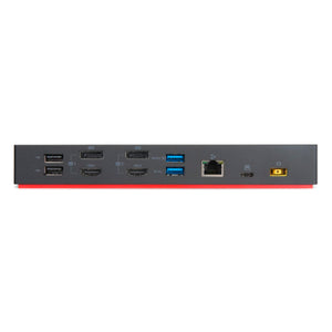 ThinkPad Hybrid USB A/C Dock 2xDisplayPort, 2xHDMI, 2x3840x2160-60Hz, 1Gbit LAN, 1xUSB-C Front 5xUSB-A 2xUSB2.0 3xUSB3.0 (EU)