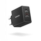 LENOVO DUAL USB-C 65W GAN CHARGER EU